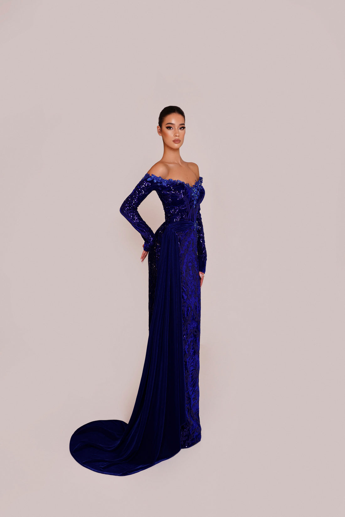 Sapphire Night Couture Dress S Sapphire Night Couture Dress S