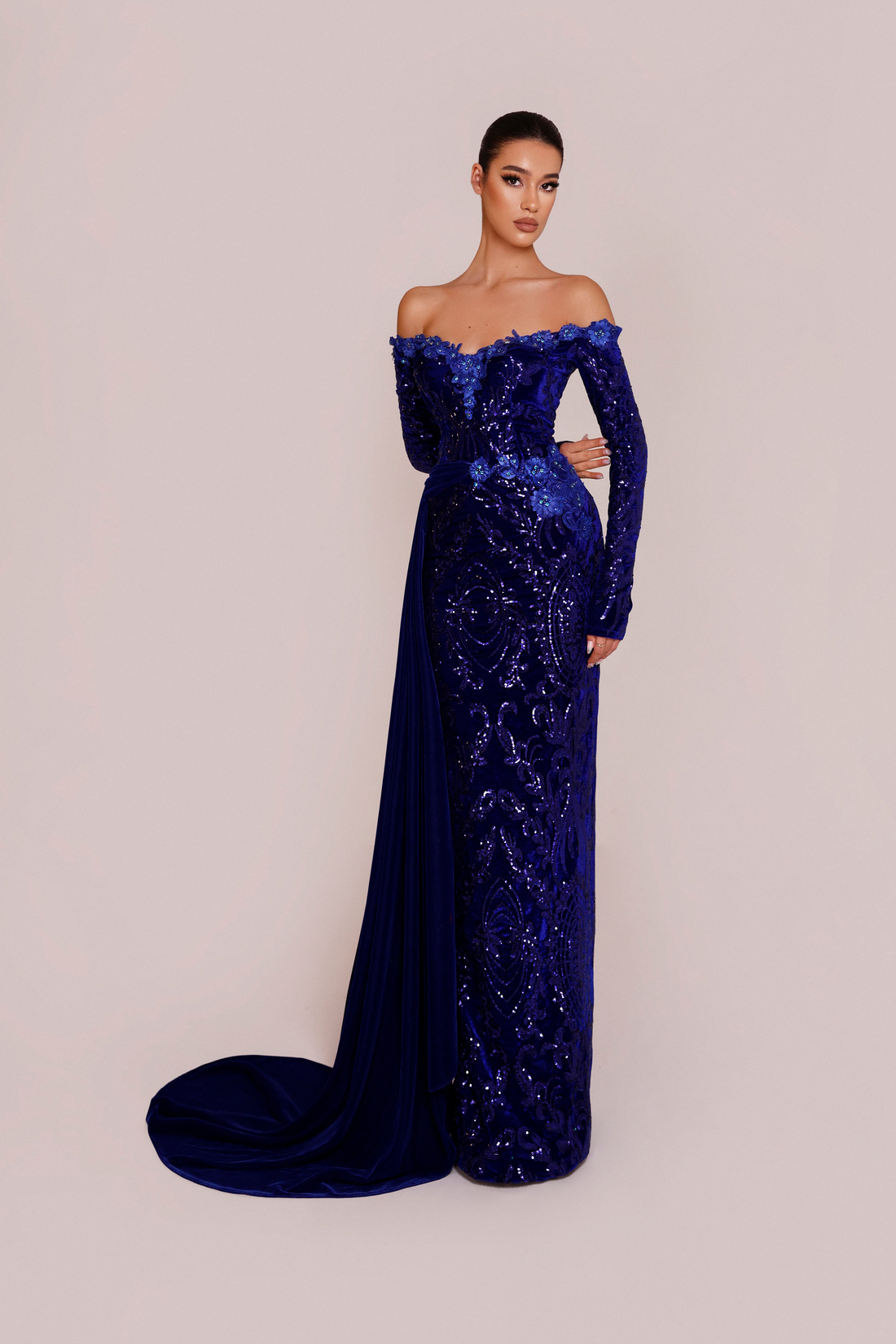 Sapphire Night Couture Dress KUJTA & MERI Sapphire Night Couture Dress KUJTA & MERI