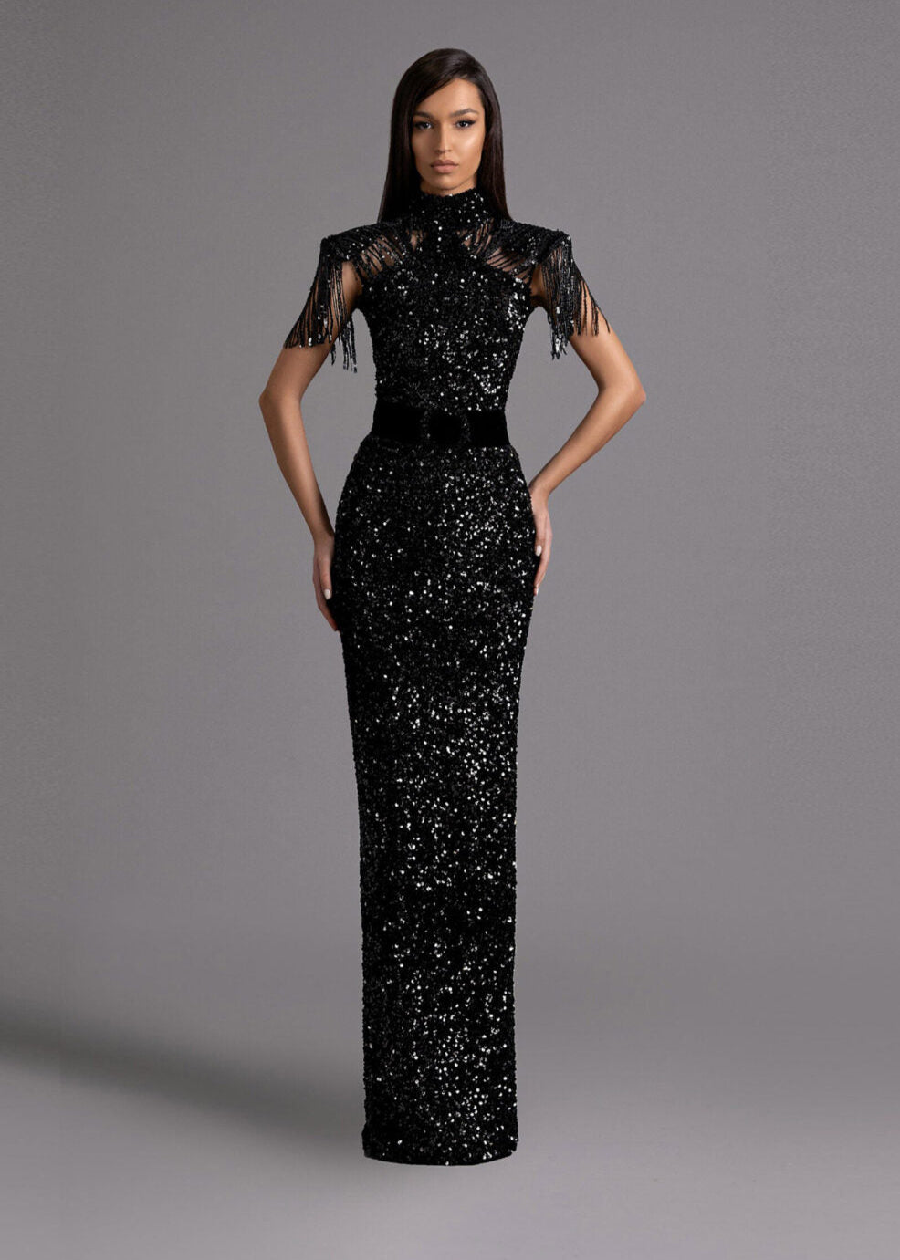 Golden Enchantment: The Majestic Cascade Gown – KUJTA & MERI