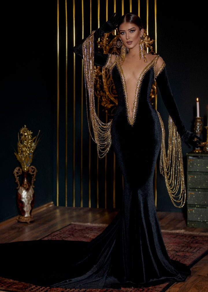 Golden Glamour Dress KUJTA & MERI Golden Glamour Dress KUJTA & MERI