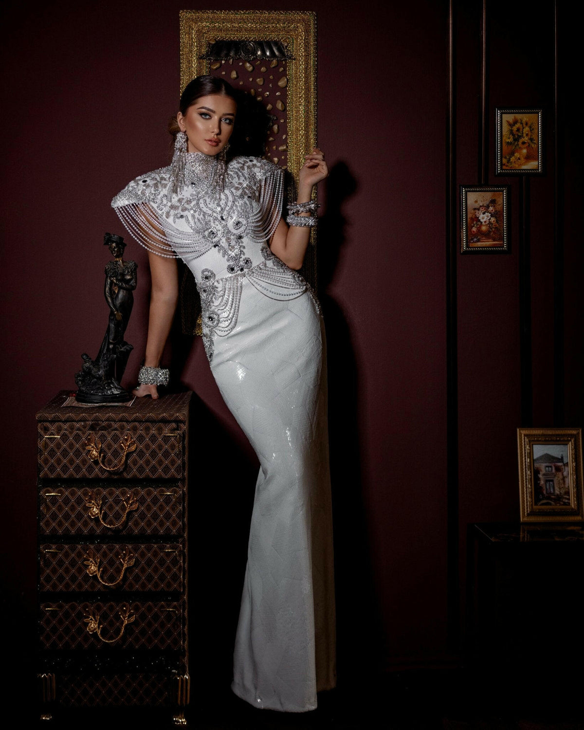 ivory dress for wedding Size 20 Private Collection 98105714 Ivory/Cashmere Gown main image 0