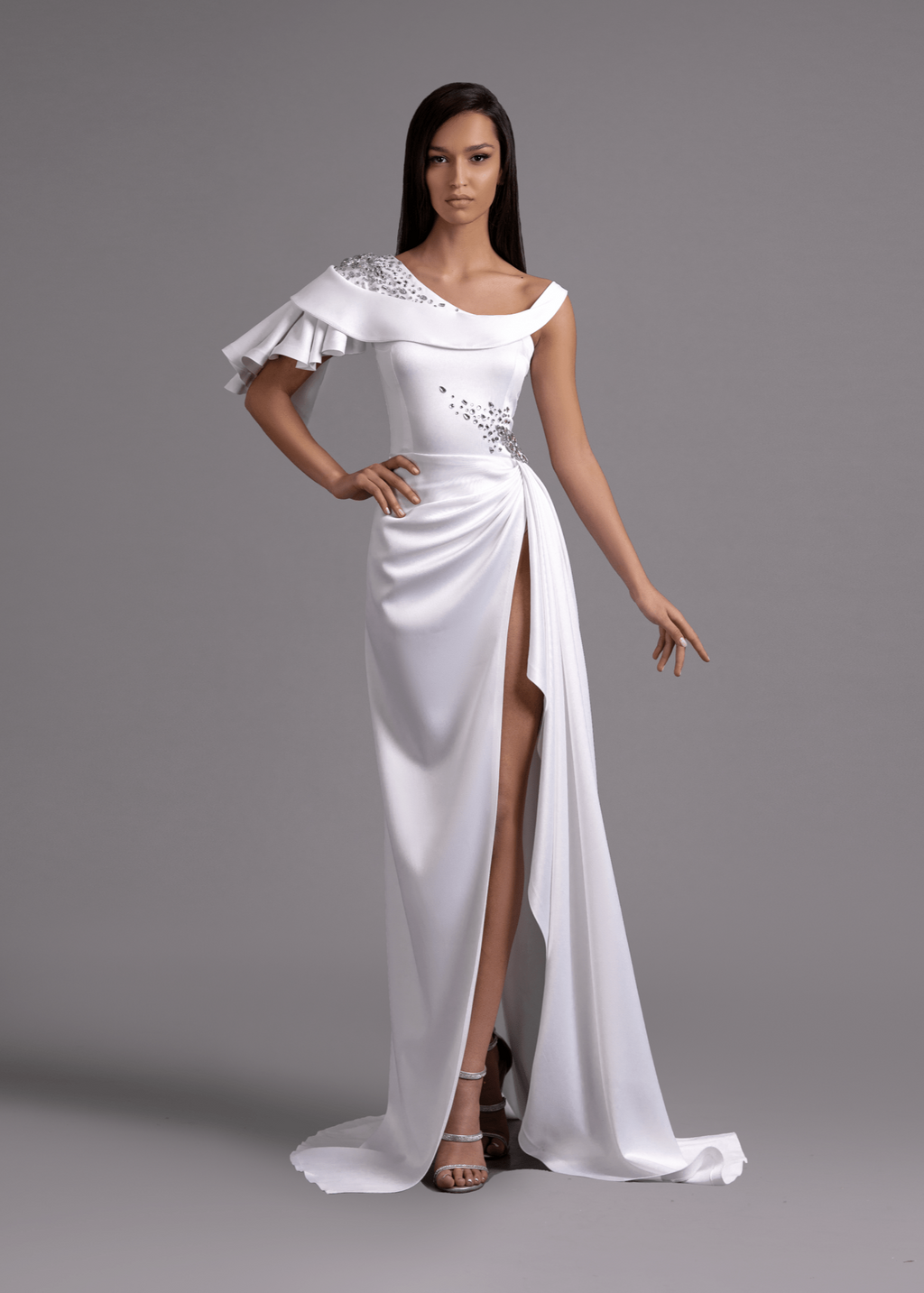 Moonlit Symphony Ivory Gown – KUJTA & MERI